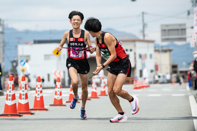 全日本大学駅伝は7区を走った平林。区間3位の快走を見せた　©Nanae Suzuki