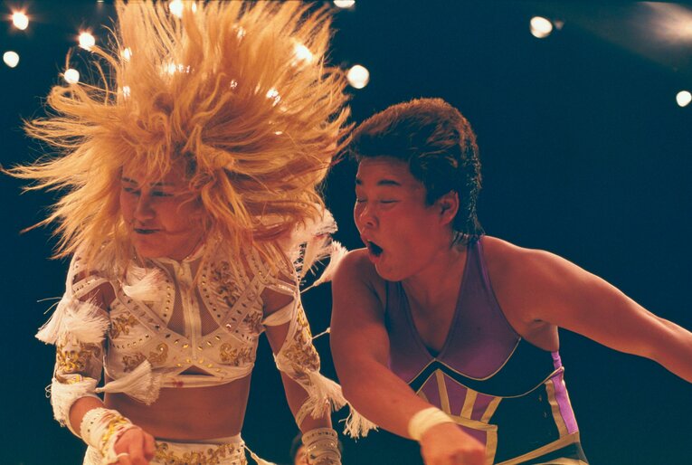 北斗晶vs神取忍（1993年12月6日両国国技館）©︎Naoya Sanuki