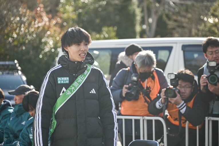 【黒田朝日レア写真】走り終えた直後もニコニコ（4年時。写真は続きます）　©Nanae Suzuki