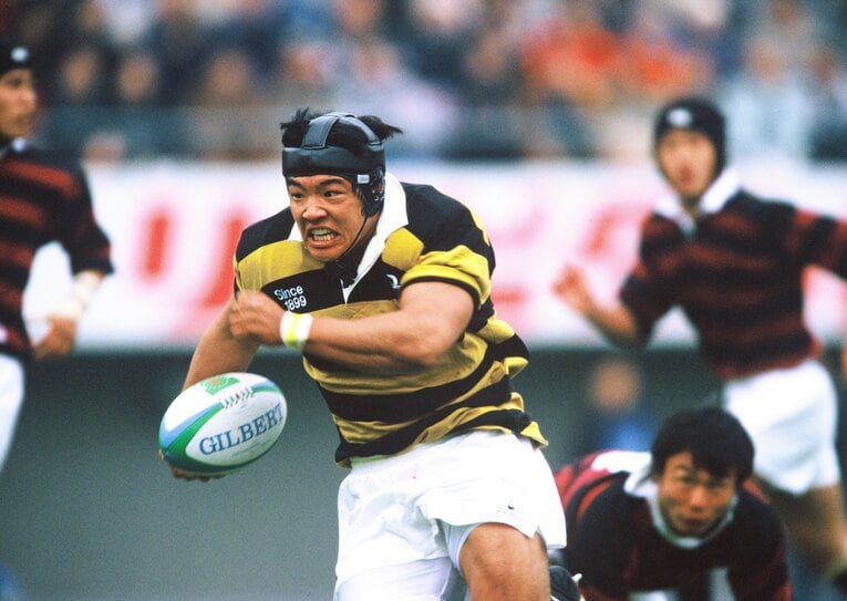 慶應大2年/FL野澤武史（1999年対抗戦、早稲田戦）©︎Takao Yamada