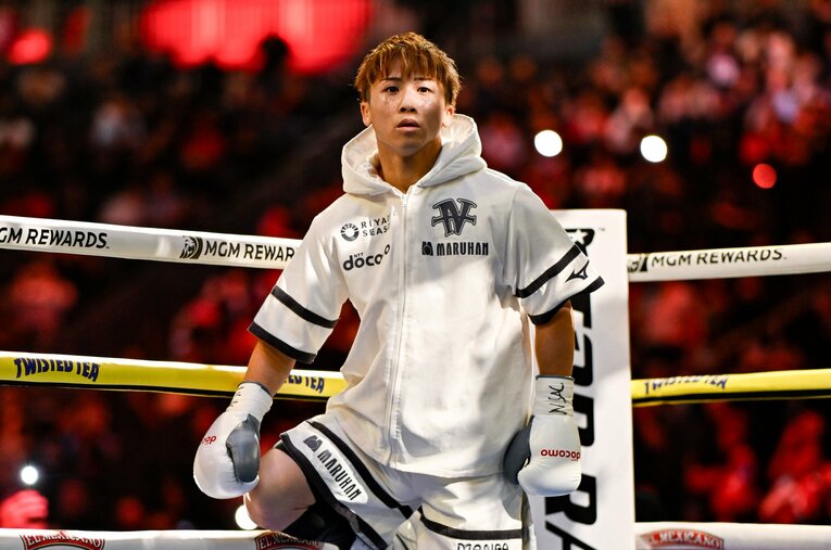 4年ぶりにラスベガスのリングに帰ってきた井上尚弥（32歳） ／ photograph by Hiroaki Finito Yamaguchi