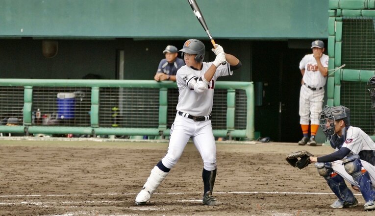 興南高時代の山形（本人提供）　©Kyudo Yamagata