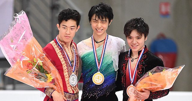 羽生結弦の4回転＆4連覇で新時代に。宇野3位、宮原2位で日本勢の快挙