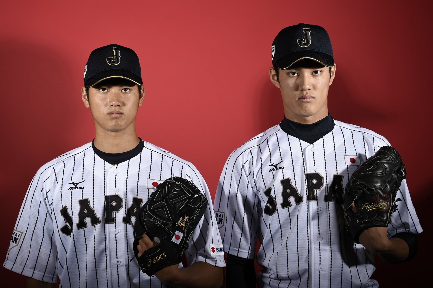 2015年の大谷と藤浪　©Naoya Sanuki