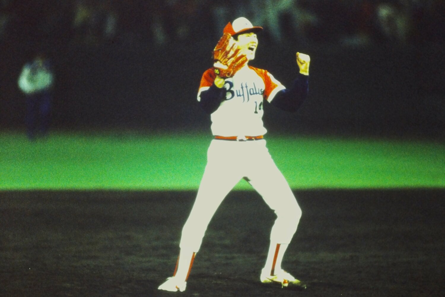 89年の優勝決定マウンドには阿波野秀幸が送られた　©Kazuaki Nishiyama