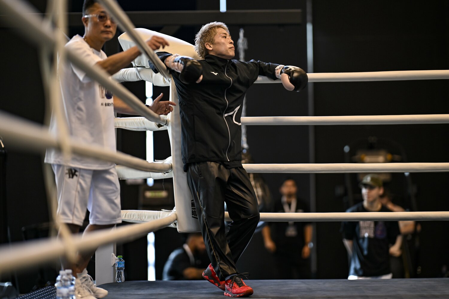 山口裕朗氏が撮影した井上尚弥のジムワーク　©Hiroaki Finito Yamaguchi