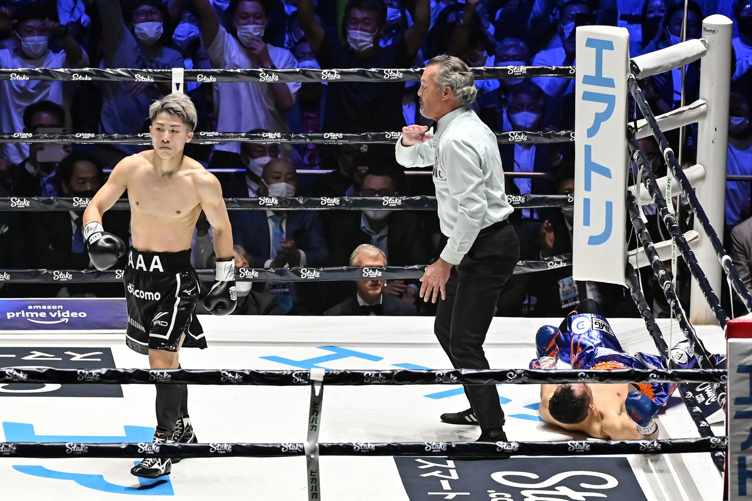 2022年6月7日、ドネアがリベンジを期した井上尚弥戦は264秒KO負けだった ©Hiroaki Yamaguchi