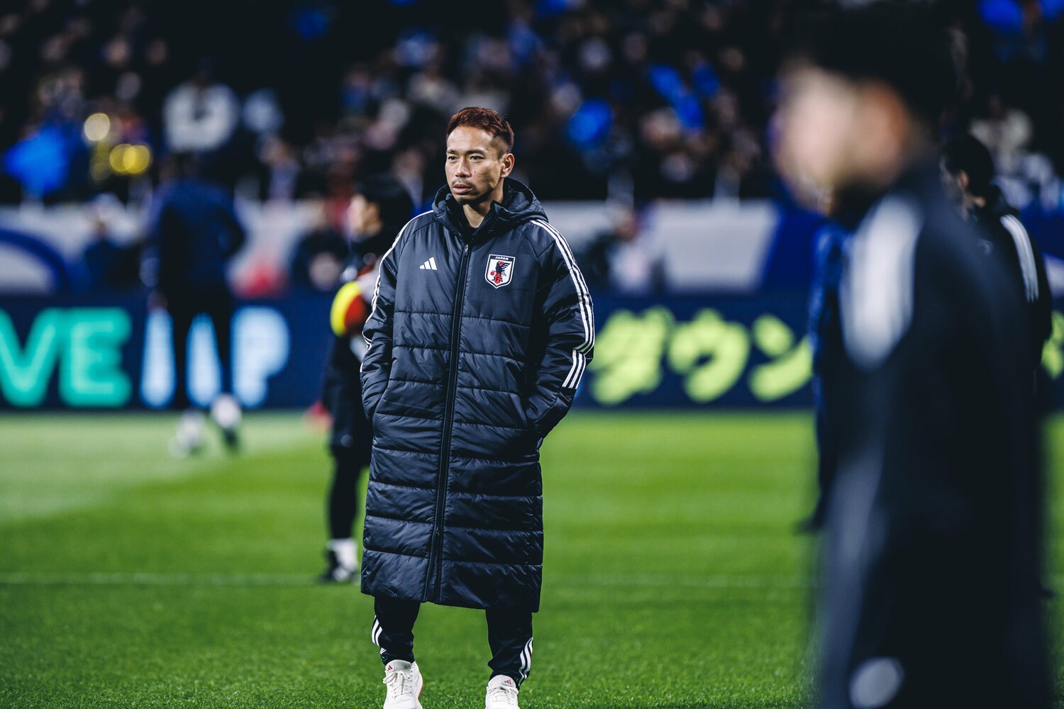 長友の存在はピッチ外で大きくなるとチアゴ記者は見る　©Kiichi Matsumoto