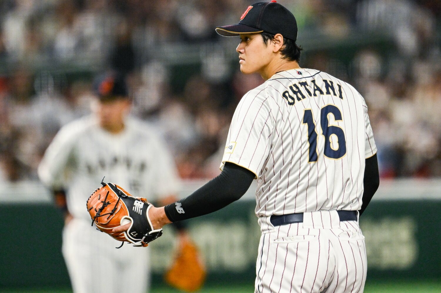 日本代表の「開幕投手」を務めた大谷がマウンドに上がる　©︎Nanae Suzuki