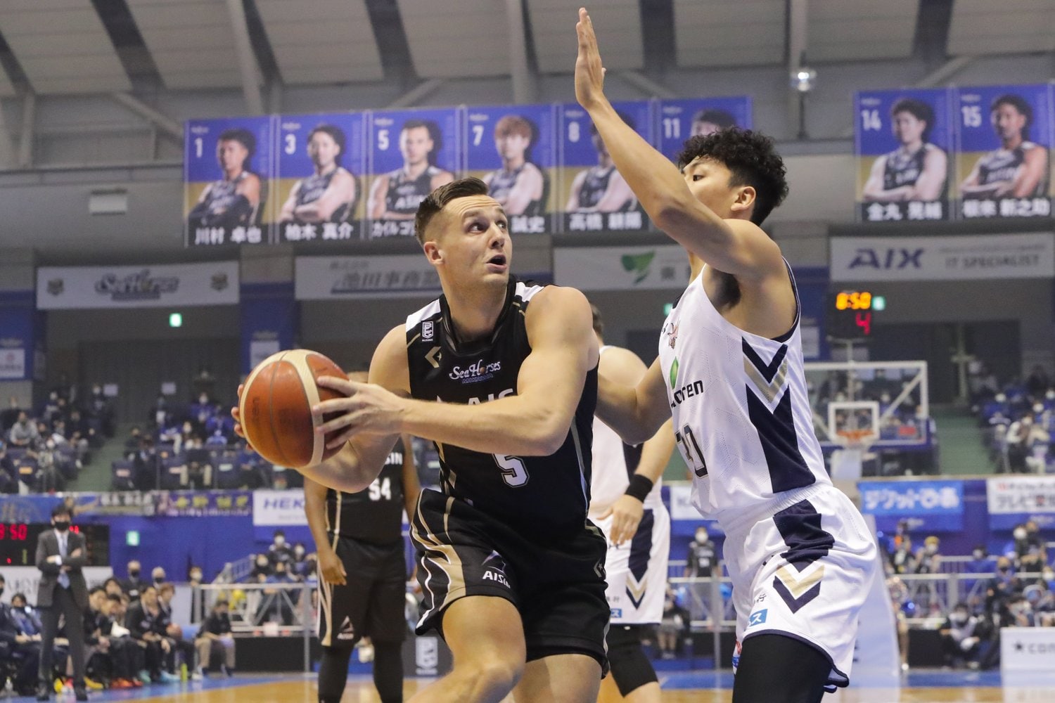 昨季のコリンズワースはソルテレイクシティ・スターズに在籍。プロ5チーム目にして三河が初の海外チーム ©B.LEAGUE