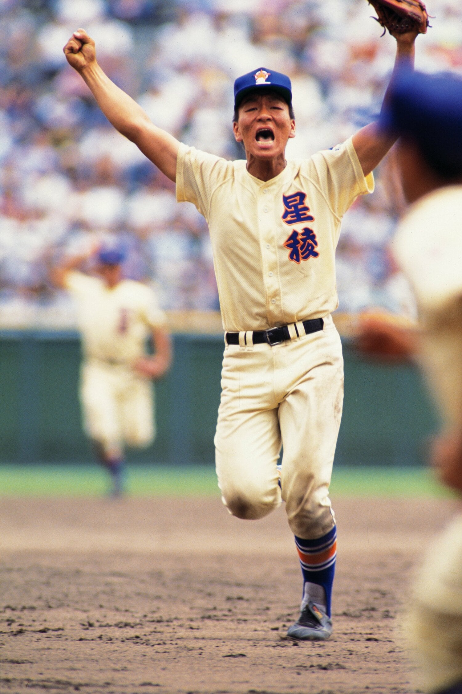 1990年から5打席連続敬遠の92年まで3年連続で夏の甲子園に出場した松井　©Katsuro Okazawa/AFLO
