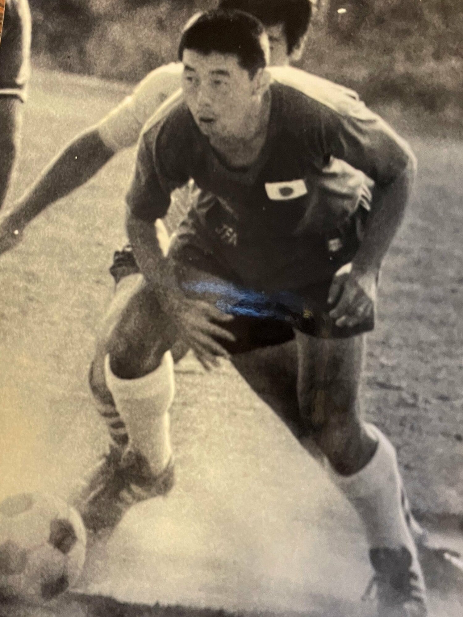 日本代表時代の杉山隆一（本人提供）