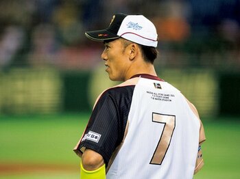 外野手でオールスター出場。松井稼頭央の衰えぬ意欲。~不惑のシーズン、冴える勝負勘~<Number Web> photograph by Nanae Suzuki