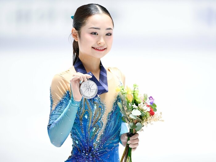 「年齢制限でわずか4カ月届かず…」五輪出場ならずも“日本女子フィギュアの秘密兵器”中井亜美17歳と同学年の島田麻央が13歳の時に語っていたこと＜Number Web＞ photograph by Asami Enomoto