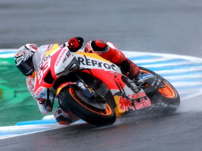 「さすがはマルケス」3戦連発！ 手術から復帰した最速ライダーの恐るべき回復と、気になるホンダの戦闘力＜Number Web＞ photograph by Satoshi Endo