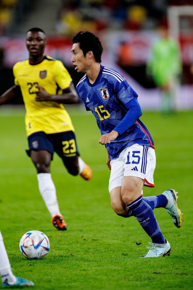 日本代表9月シリーズの鎌田　©Kiichi Matsumoto