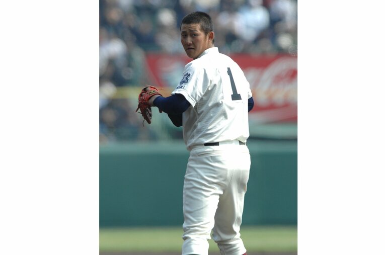 大阪桐蔭高時代の中田翔　©BUNGEISHUNJU