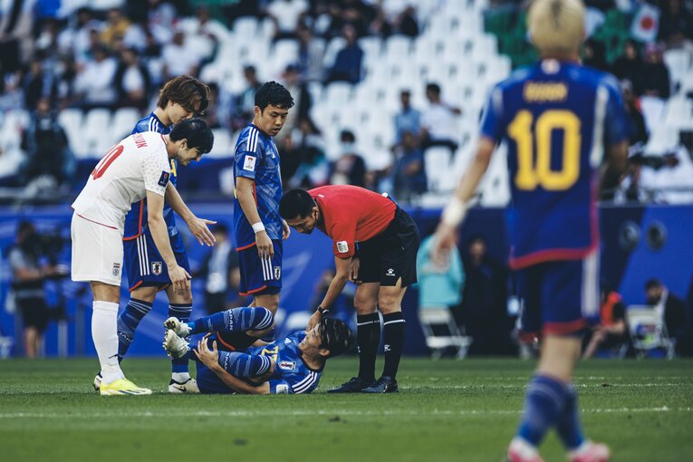 序盤からイランの激しいプレスが目立った　©︎Kiichi Matsumoto