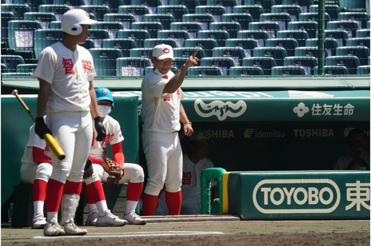 今大会の中谷監督　©Hideki Sugiyama