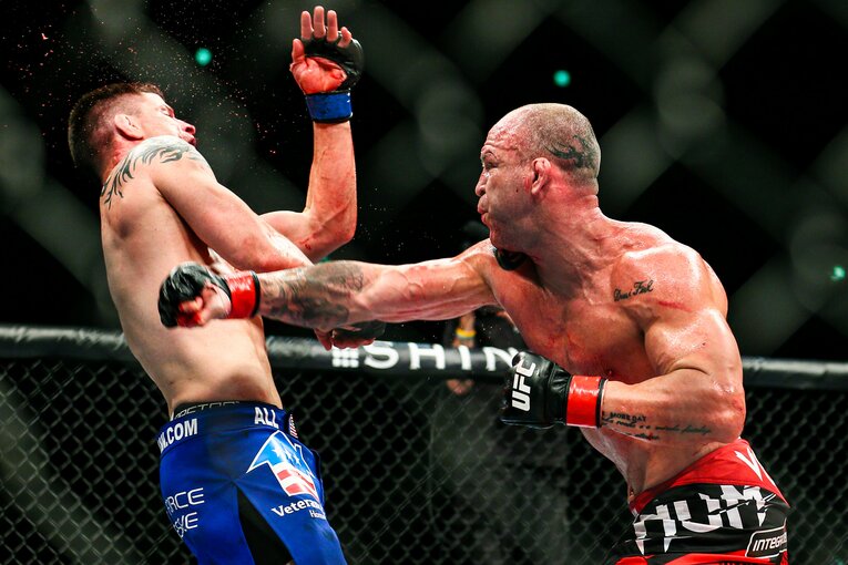 2013年3月、シウバはUFC日本大会でブライアン・スタンと対戦　©Susumu Nagao