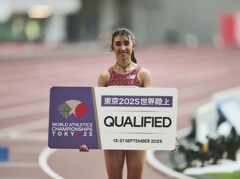1500mと5000ｍの2種目で世界陸上内定を決めた　©Yuki Suenaga