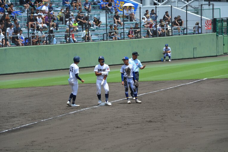 沖縄尚学vs.エナジック。全国高校野球選手権・沖縄大会決勝　©Takarin Matsunaga