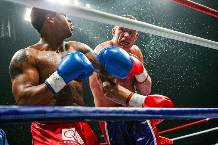 2005年3月、ソウルでカーター・ウィリアムスに判定勝利　©Susumu Nagao