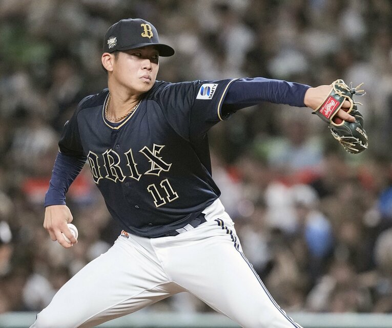 若き剛腕が戻ってきた　©KYODO