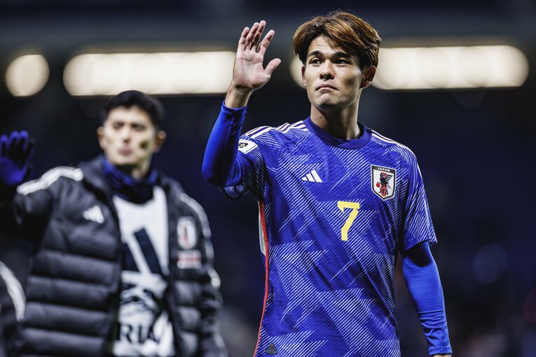 A代表デビューを飾った佐野海舟　©Kiichi Matsumoto