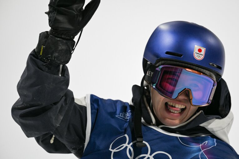 木村葵来が金メダル、木俣椋真が銀メダルを獲得した男子ビッグエア　©Nanae Suzuki／JMPA