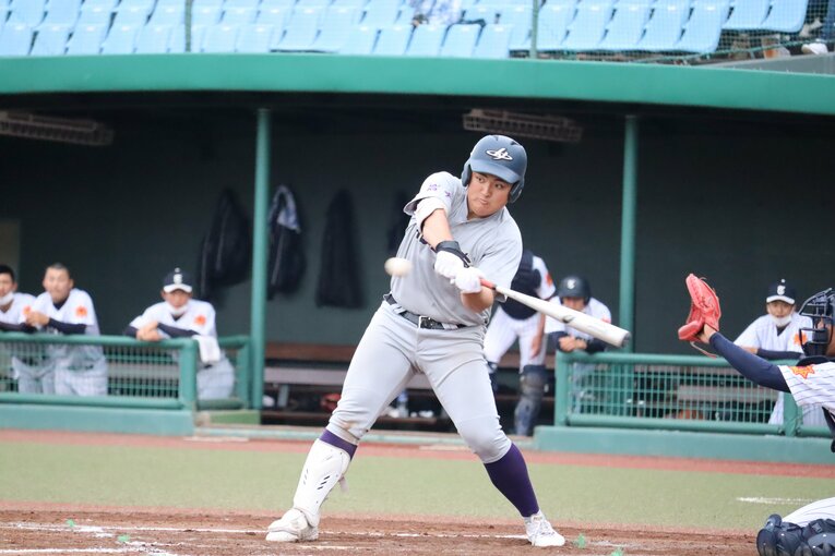 最新写真　6月9日に行われた東北大会初戦の佐々木麟太郎　©Genki Taguchi