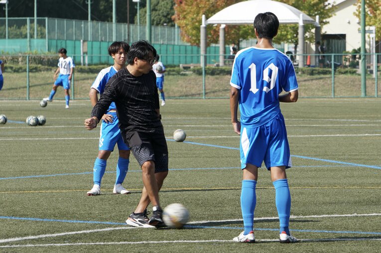 帝京高時代、全体の練習時間はあえて90分のみにしていた