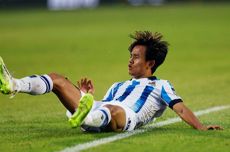 3試合連続MVPと連続ドロー。久保建英が奮闘する中、レアル・ソシエダは上昇気流を描けるか ／ photograph by Daisuke Nakashima