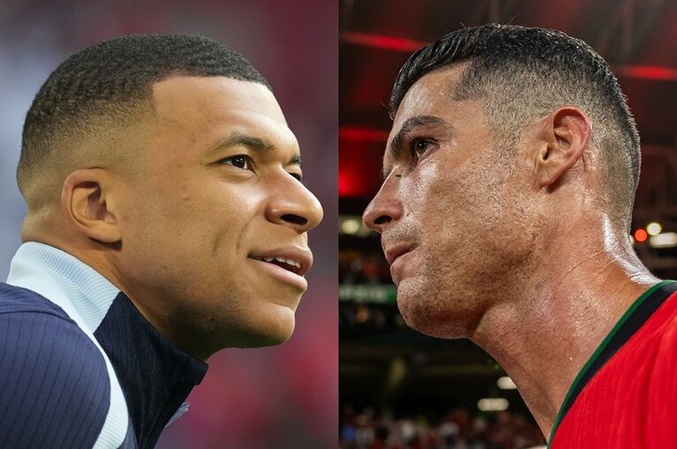 EUROのスターと言えばエムバペとクリスティアーノ・ロナウドだが……ダークホース国で知っておきたい逸材たちとは ／ photograph by Etsuo Hara,Boris Streubel-UEFA/Getty Images