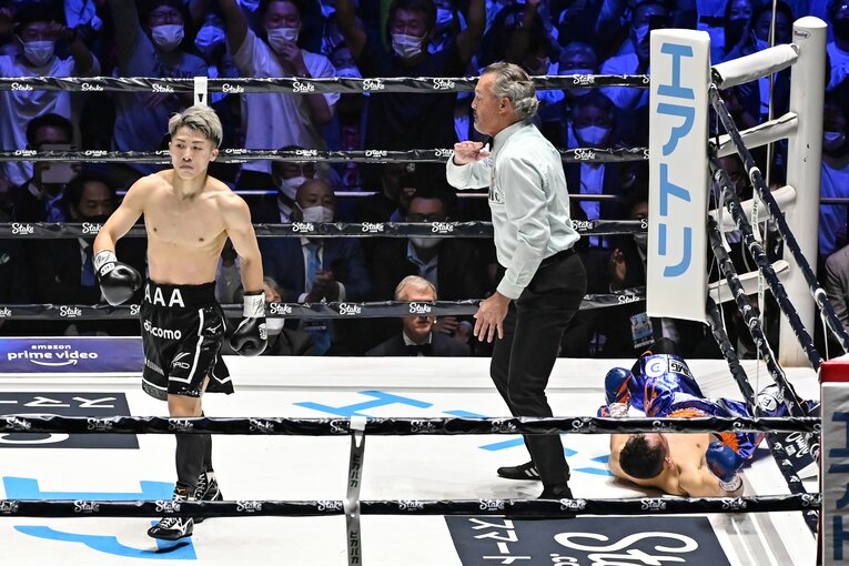 2022年6月7日、ドネアがリベンジを期した井上尚弥戦は264秒KO負けだった ©Hiroaki Yamaguchi