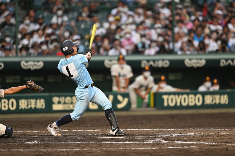 【3回戦・対海星戦】あの満塁弾の打席　©Nanae Suzuki