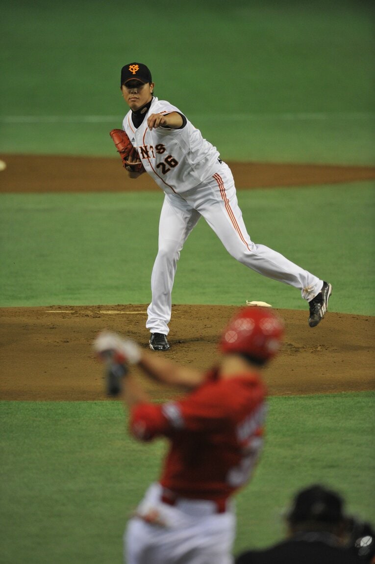 現役時代の内海哲也（2012年）　©Hideki Sugiyama