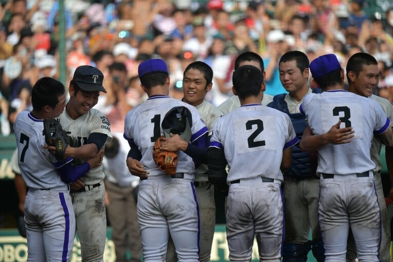 決勝の金足農業戦　　©Hideki Sugiyama