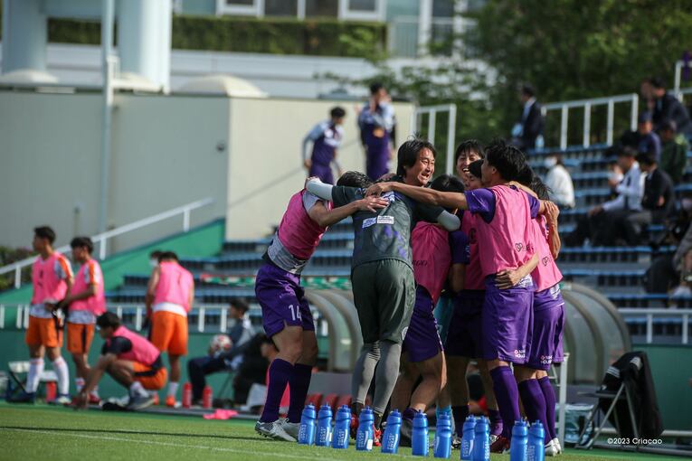 東京都サッカートーナメント・法政大学戦　©︎Criacao