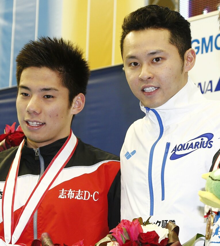 憧れであり目標でもあった北島康介には「最後まで勝つことができなかった」という　©JIJI PRESS