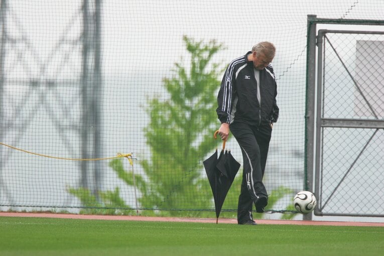 ジェフ時代のオシム　©Toshiya Kondo