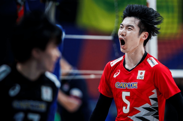 大塚達宣（VNLセルビア戦）©︎Volleyball World