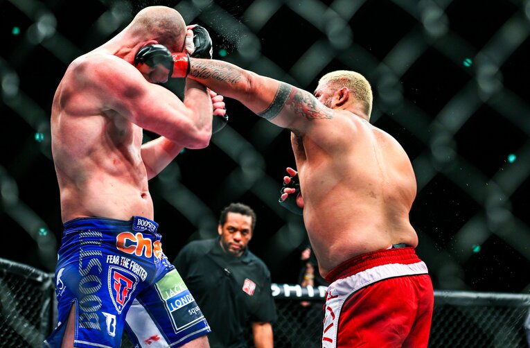 マーク・ハントvs.ステファン・ストルーフェ　©Susumu Nagao