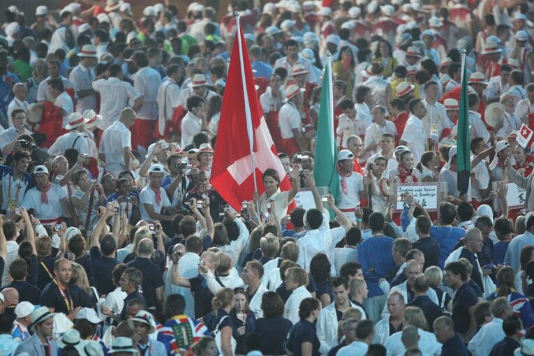 北京五輪開会式　©Akihiro Hayanami/JMPA