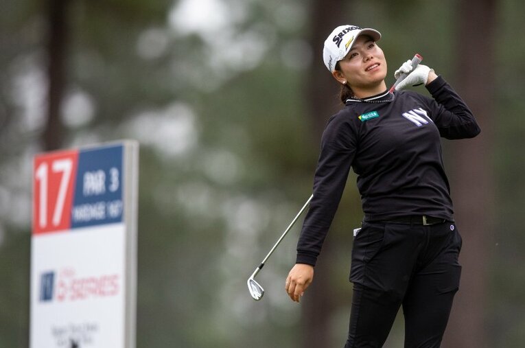 米女子ツアーの最終予選会で5位に入った勝みなみ（24歳）。来季は同い年の渋野日向子らと同様にアメリカを主戦場に戦う ／ photograph by Getty Images