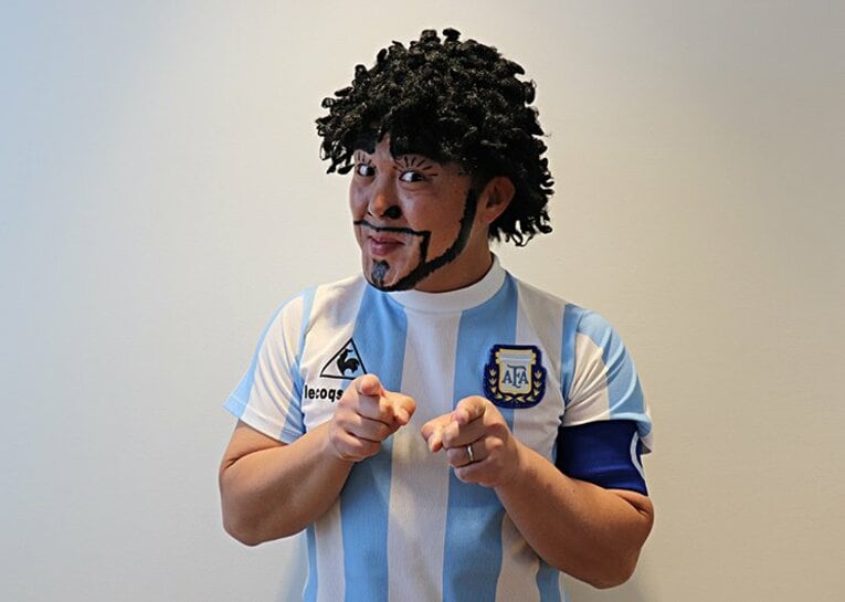 元帝京高10番のマラドーナ芸人が、マラドーナ本人に会いに行ってみた。(2)