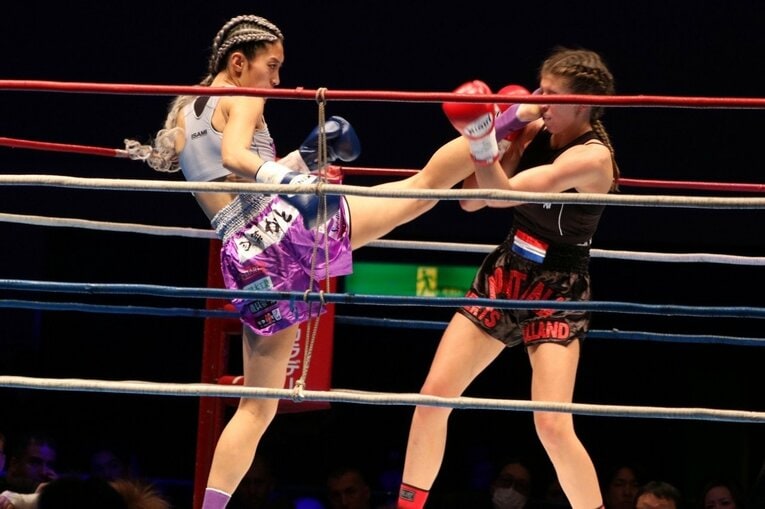 現在はプロキックボクサーに転身し、7戦全勝中　©HoostCup