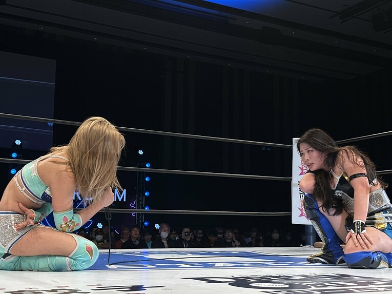 スターダムの大学生レスラー・妃南　©Norihiro Hashimoto