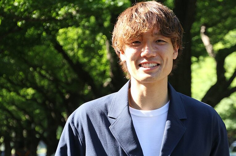 シャルケで進境著しい1年を送った板倉滉。6月シリーズの前にインタビューに応じてくれた　©Satoshi Shigeno