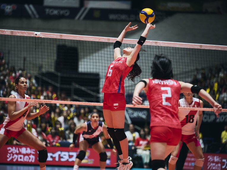 関菜々巳／FIVBパリ五輪予選　©︎Yuki Suenaga